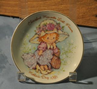 Vintage Cherished Moments 1981 Mothers Day Plate Avon Gift Collector Plate 5