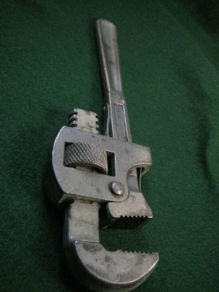 Vintage Worth Pipe Wrench Plumbers Tool Farm Mechanic Very Little