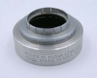 Vintage Kodak Series Vi Metal Lens Hood W/ Filter Holder