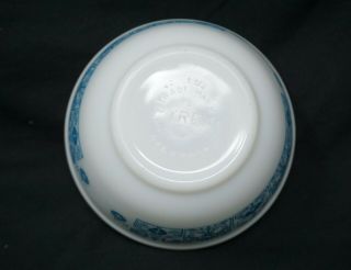 Vintage 1 - 1/2 Pint Pyrex Horizon Blue 401 Nesting Mixing Bowl 4
