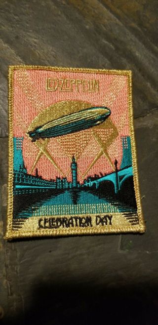 Vintage Led Zeppelin Celebration Day Embroidered Patch