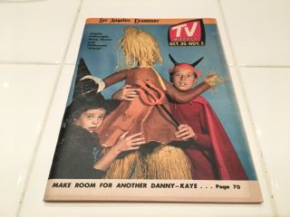 Never Read Vintage Tv Weekly Guide Regional Oct 1960 Danny Kaye Jay North