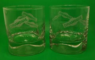 Drambuie Whiskey Glasses Set Of Two Vintage