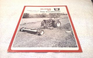 Vintage 1966 Oliver Tractor 37 Hay Conditioner Brochure