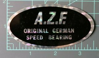A.  Z.  F.  German Speed Bearings Vintage Rare 80 