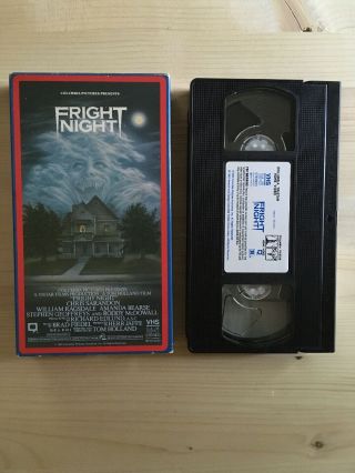 Fright Night (vhs,  1996,  Closed Captioned) Vintage 80s Horror - Evil Ed