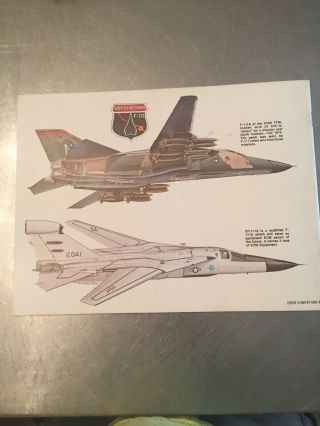 VINTAGE SQUADRON/SIGNAL BOOK F - 111 in action AIRCRAFT NO.  35 2
