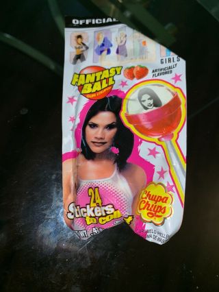 Vintage (posh Spice) Spice Girls Chupa Chups Lollipop Wrapper With Sticker