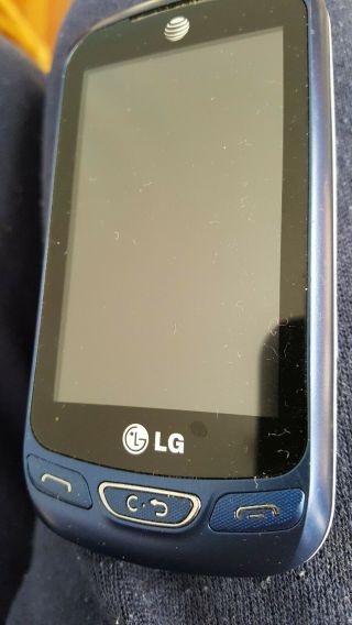 Vintage At&t Lg Xpression C - 410 3g Slider Cell Phone Just The Phone