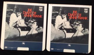 Vintage 1982 The Diary Of Anne Frank Ced Rca Selectavision Videodiscs Part 1 & 2