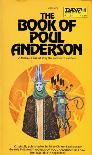 The Book Of Poul Anderson - Vintage Daw Paperback 153 - 1st Printing - 1975