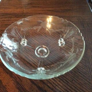 Vintage 3 - Footed Crystal Candy Dish