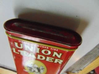 Vintage UNION LEADER Smoking Tobacco Pocket Tin Eagle ESTATE TIN 5