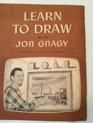 Jon Gnagy Learn To Draw Vintage
