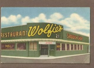 Vintage Postcard Wolfie 