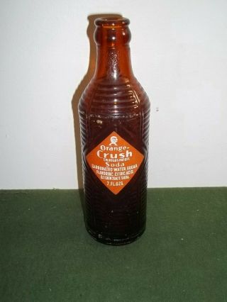 Vintage Orange Crush 7 Oz Bottle Apollo Pa Pittsburgh