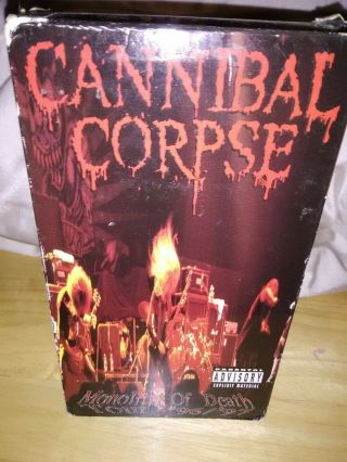 Vintage Cannibal Corpse Monolith Of Death Tour 96/97 Vhs