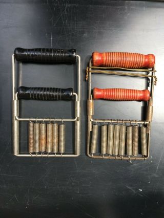 Vintage Hand Grip Spring Excercise - Dumbbell Weights