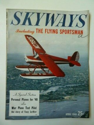 Vintage Skyways Magazines - 1948 - 1949 - You Choose