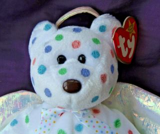 Ty Beanie Baby 1998 Halo Vintage Unique Pastel Polka - Dotted (cute Gift Idea)