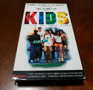 Kids Larry Clark Vhs Tape Critically Acclaimed Film Masterpiece 1995 Vintage