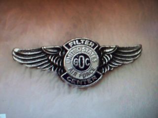 Vintage,  Lapel Pin,  United States Air Force,  Goc,  Wings