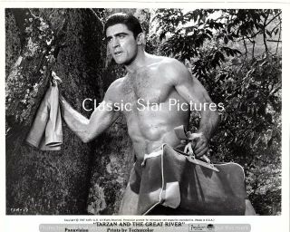 H299 Mike Henry Tarzan And The Great River 1967 Vintage Movie Still