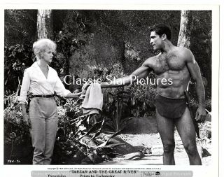 H300 Diana Millay Mike Henry Tarzan And The Great River 1967 Vintage Movie Still