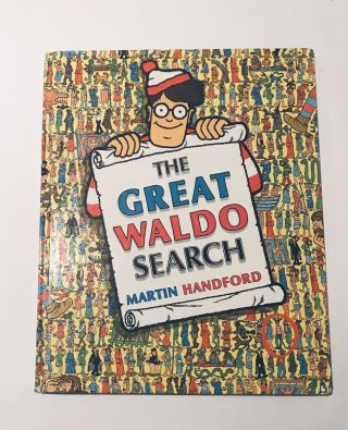 Vintage The Great Waldo Where’s Waldo Search Martin Handford 1989 Hardcover Book