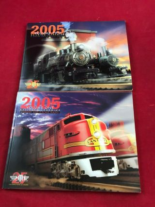 Vintage Mth Rail King O Toy Trains Catalogs 2005,  Volume I And Ii