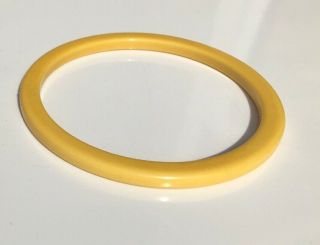 Vintage Sunfire/canary Yellow Bakelite Bangle Bracelet Spacer