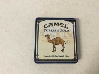 Vintage Camel Turkish Gold Cigarette Tobacco Tin R.  J.  Reynolds Tobacco Company