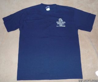 Vintage 2005 Notre Dame Fighting Irish T Shirt,  Large,  Navy Blue 100 Cotton