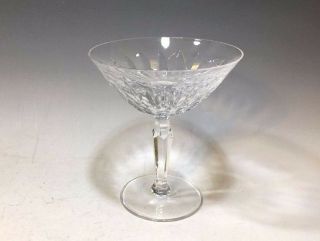 Unbranded Vintage Stemware Crystal Champagne Goblet - 5 " H X 4 3/8 " D