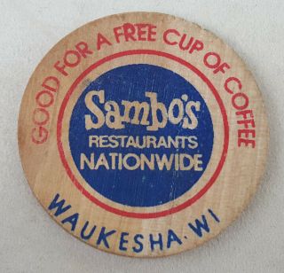 Vtg Good For A Cup Of Coffee Sambo 