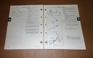 Vtg 1974 Tecumseh Lauson 4 - Stroke Cycle Engine Mechanic ' s Handbook 692509 4