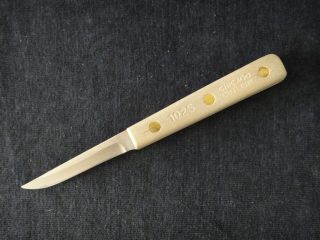 Vintage Chicago Cutlery 102s Paring Knife 3 " Stainless Blade,  Wood Handle 10