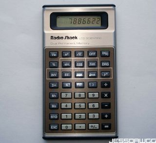 Vintage Radio Shack Ec - 497 Lcd Scientific Calculator Battery Powered