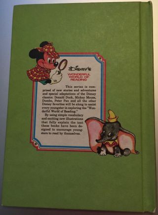 Walt Disney ' s The Rescuers vintage hardcover book 1977 2