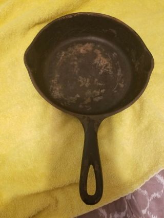 Vtg Wagner Ware Cast Iron Skillet Frying Pan Sidney - O - 1055 8 " Double Spout