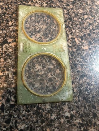 Vintage THERMO Welding Lenses / magnifier plate 1.  75 4