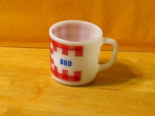 Vintage Federal Heat Proof Coffee Mug Cup Bud Milk Glass