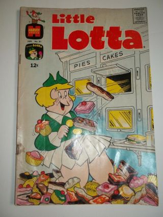 Vintage Comic: Little Lotta 81,  Harvey,  1969