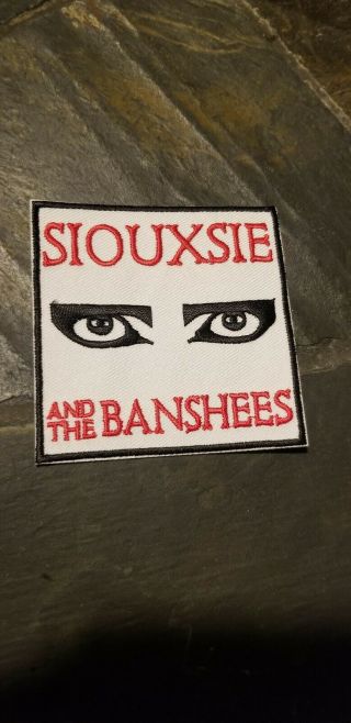 Vintage Siouxsie And The Banishees Embroidered Patch