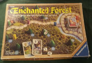Enchanted Forest Ravensberger 1982 Vintage Board Game Incomplete For Spare Parts