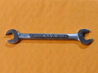 Vintage S - K Wayne 7/16 X 1/2 Open End Wrench 0 - 1416