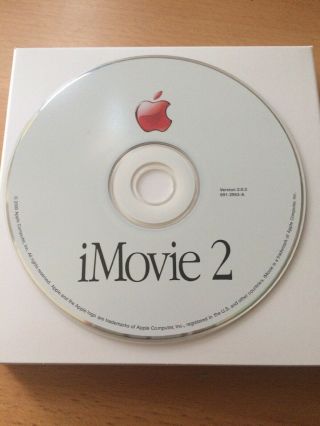 Apple Imovie 2 For Mac Os 9.  1 Vintage Cd Disk 691 - 3043 - A Version 2.  0.  3