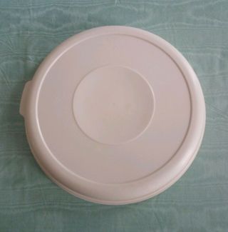 Vintage Rubbermaid Almond Replacement Lid Seal Only Round 5