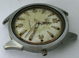 Vintage Benrus Swiss Automatic stainless steel mens watch,  cal.  CF1 2