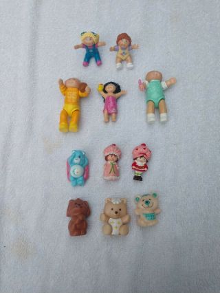 Vintage Cabbage Patch Kids And Strawberry Shortcake Miniatures